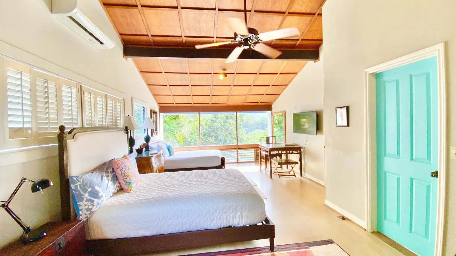 Boho Paradise, Mountain And Ocean Views, Private Pool, Ac, Beach Gear Princeville